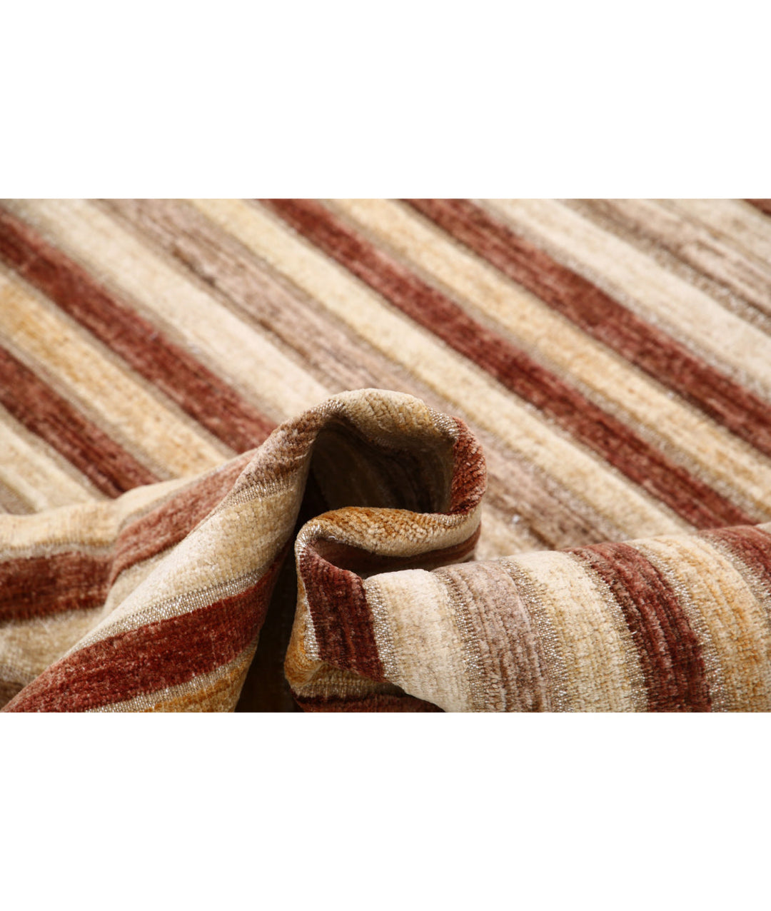 Hand Knotted Modcar Wool Rug 4' 11" x 6' 1" - No. AT64225