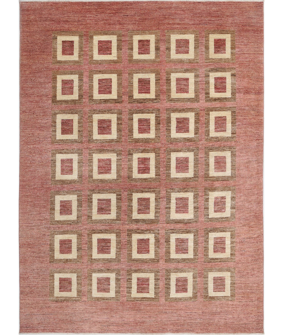 Hand Knotted Modcar Wool Rug 6' 1" x 8' 6" - No. AT29115