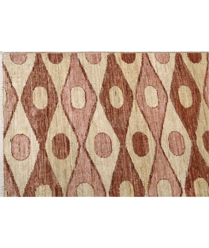 Hand Knotted Modcar Wool Rug 6' 6" x 8' 1" - No. AT65575