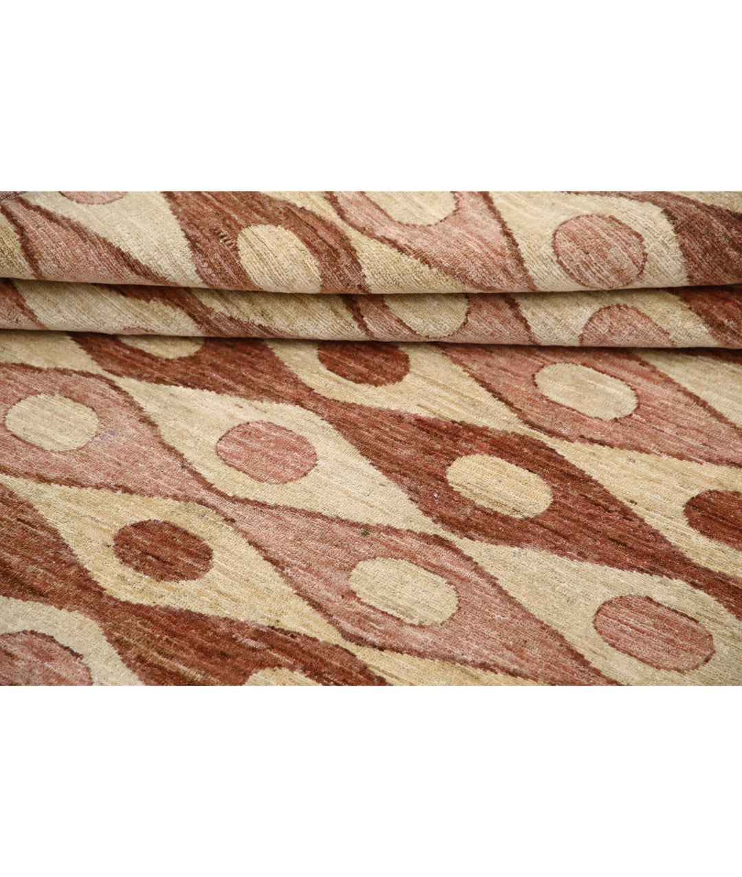 Hand Knotted Modcar Wool Rug 6' 6" x 8' 1" - No. AT65575