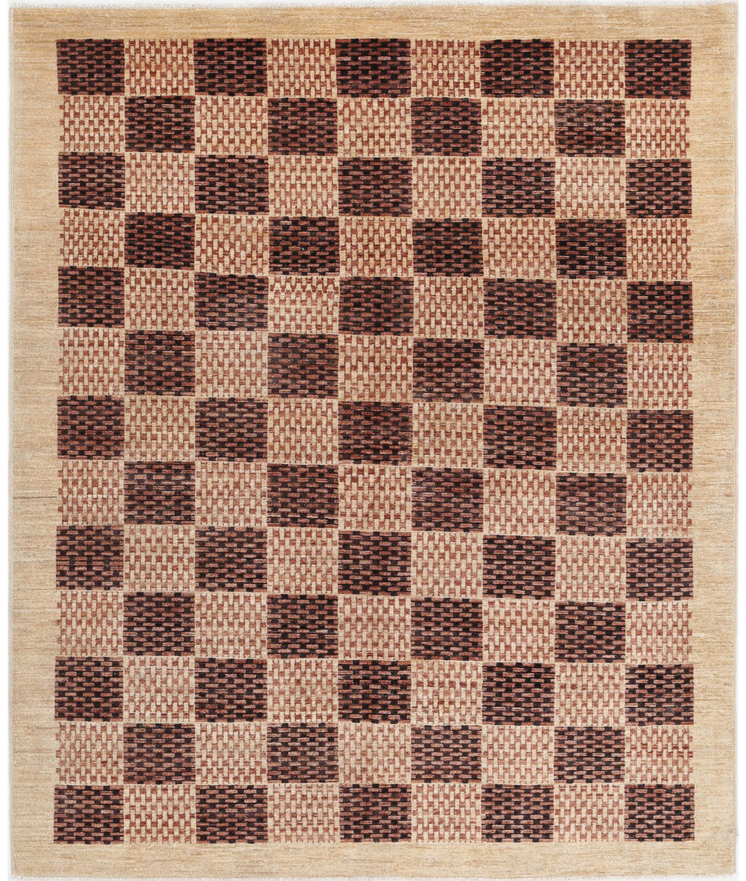 Hand Knotted Modcar Wool Rug 5' 3" x 6' 6" - No. AT32496