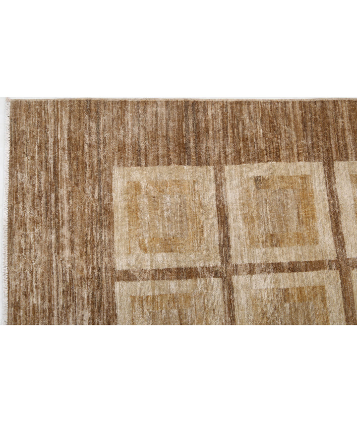 Hand Knotted Modcar Wool Rug 5' 10" x 8' 7" - No. AT18131