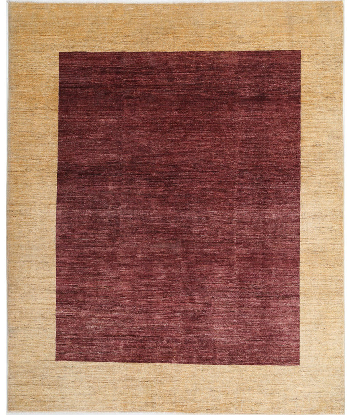 Afghan Modcar Rug 6' 8" x 8' 3" Hand-Knotted | No. AT92853