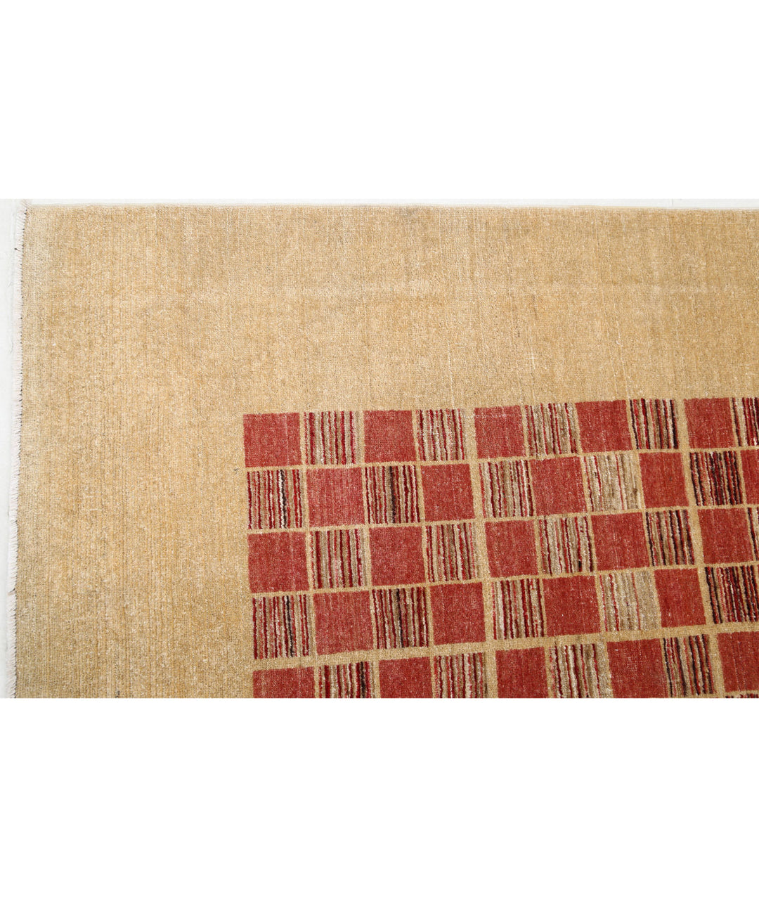 Hand Knotted Modcar Wool Rug 5' 4" x 7' 2" - No. AT87645