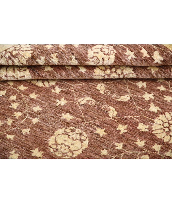 Afghan Modcar Rug 6' 1" x 8' 6" Hand-Knotted | No. AT29433