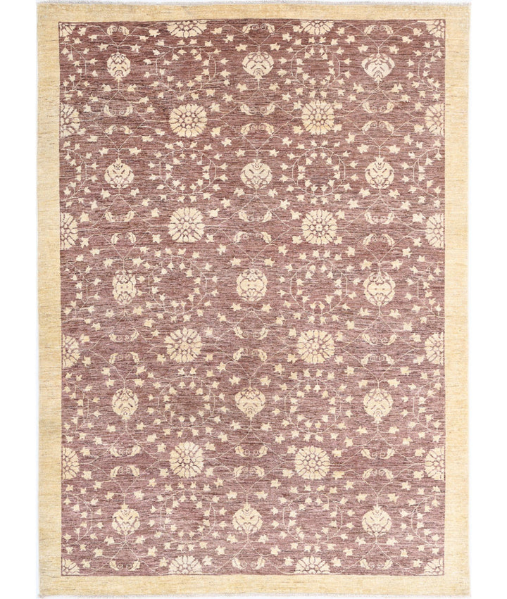 Afghan Modcar Rug 6' 1" x 8' 6" Hand-Knotted | No. AT29433