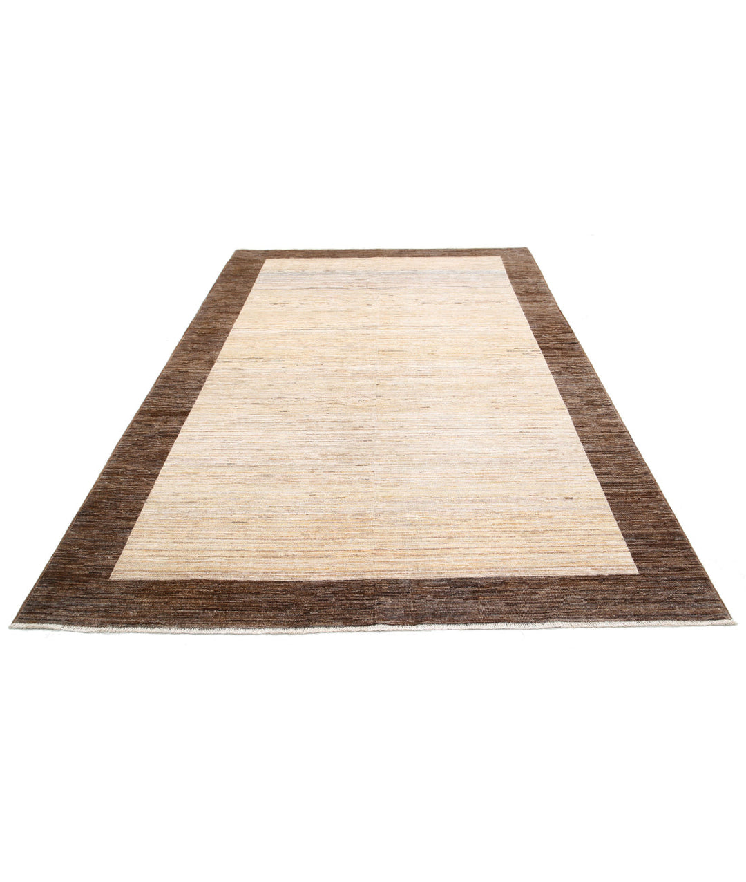 Hand Knotted Modcar Wool Rug 6' 3" x 9' 3" - No. AT72357