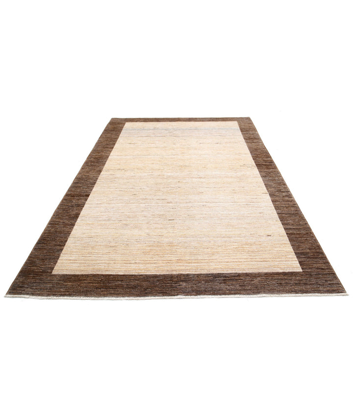 Hand Knotted Modcar Wool Rug 6' 3" x 9' 3" - No. AT72357