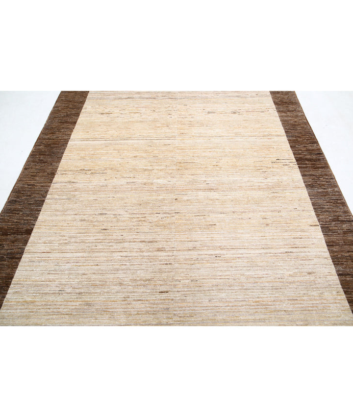 Hand Knotted Modcar Wool Rug 6' 3" x 9' 3" - No. AT72357