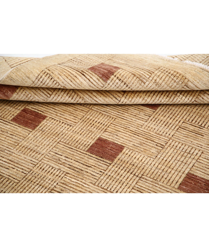 Afghan Modcar Rug 5' 11" x 8' 5" Hand-Knotted | No. AT22729