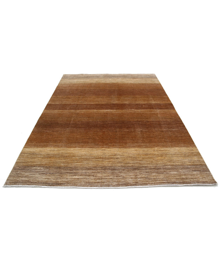 Hand Knotted Modcar Wool Rug 6' 6" x 8' 9" - No. AT49080