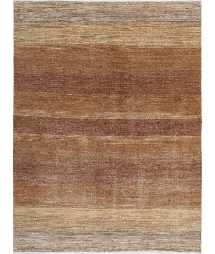 Hand Knotted Modcar Wool Rug 6' 6" x 8' 9" - No. AT49080