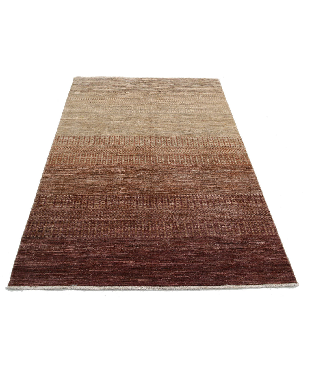 Hand Knotted Modcar Wool Rug 4' 5" x 6' 6" - No. AT97234