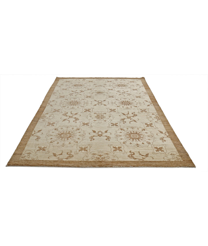 Hand Knotted Modcar Wool Rug 6' 3" x 9' 1" - No. AT59114