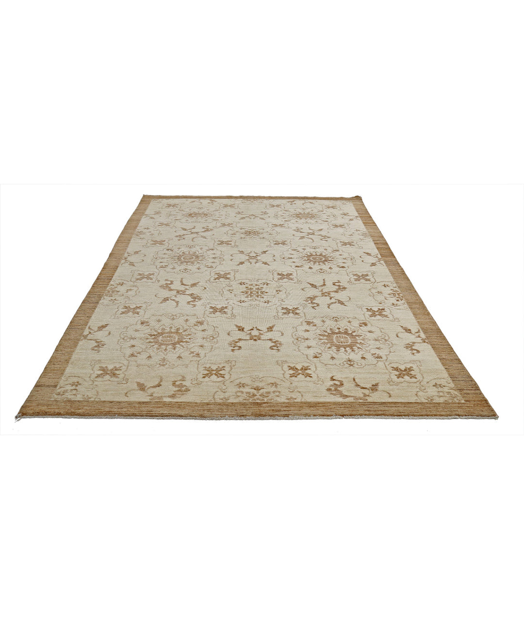 Hand Knotted Modcar Wool Rug 6' 3" x 9' 1" - No. AT59114