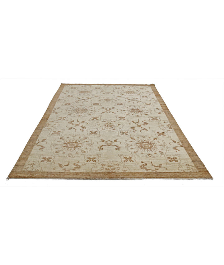 Hand Knotted Modcar Wool Rug 6' 3" x 9' 1" - No. AT59114