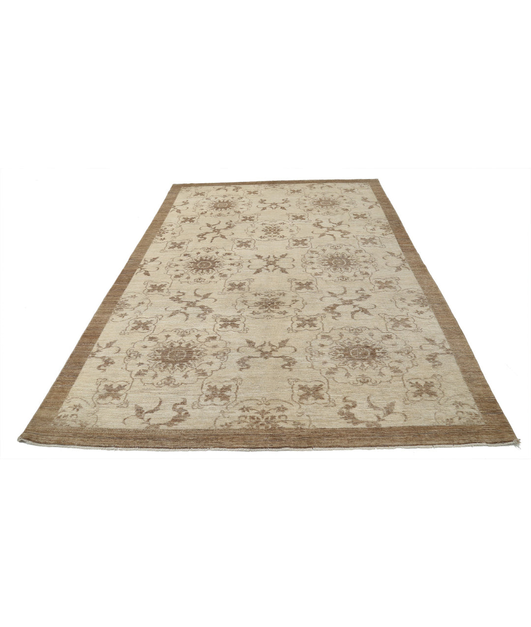 Hand Knotted Modcar Wool Rug 6' 3" x 9' 1" - No. AT59114