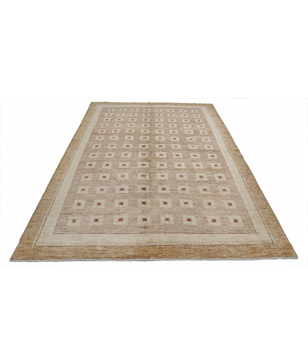 Hand Knotted Modcar Wool Rug 5' 11" x 9' 3" - No. AT63065