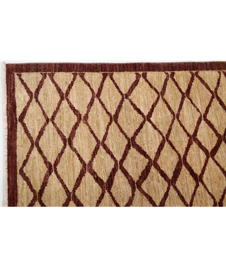 Hand Knotted Modcar Wool Rug 4' 9" x 6' 2" - No. AT64553