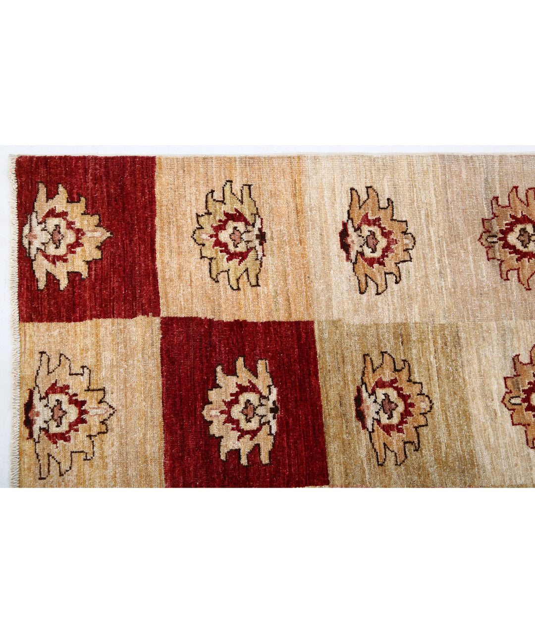 Hand Knotted Modcar Wool Rug 6' 1" x 9' 5" - No. AT55828