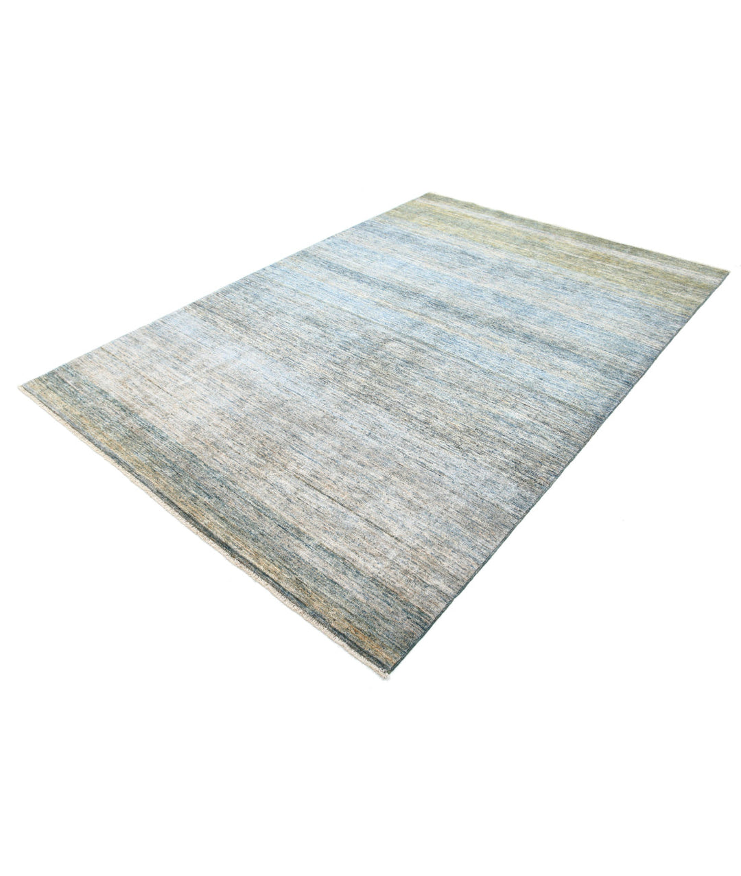 Hand Knotted Modcar Wool Rug 6' 0" x 8' 10" - No. AT36390