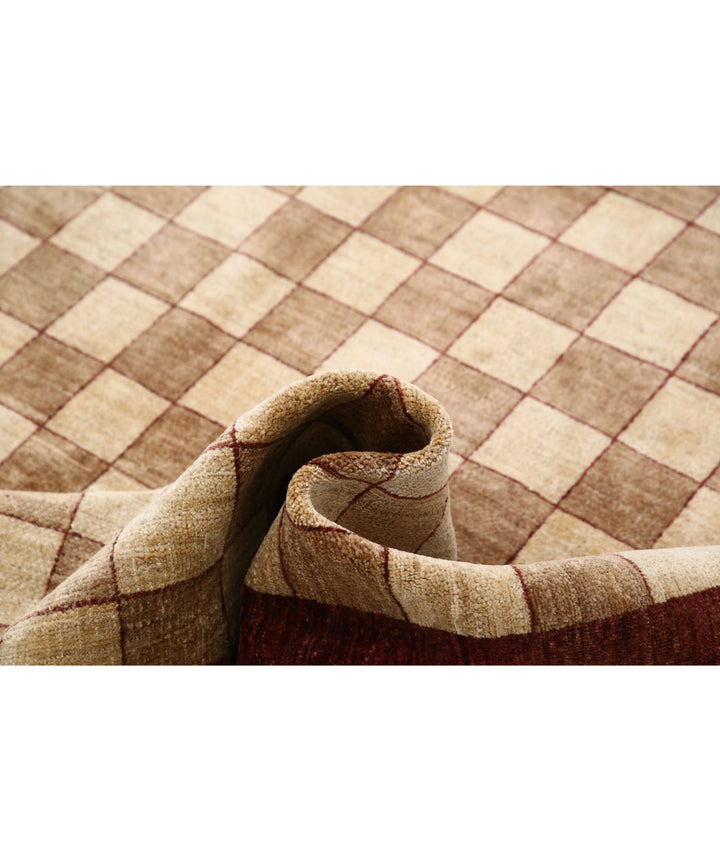 Hand Knotted Modcar Wool Rug 6' 7" x 9' 4" - No. AT73819