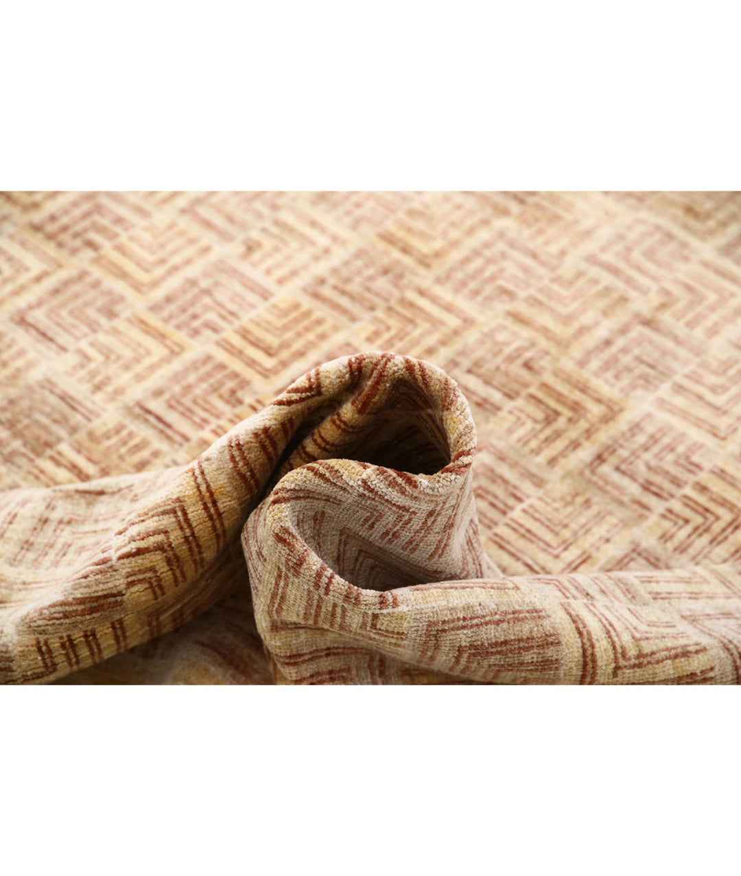 Hand Knotted Modcar Wool Rug 6' 6" x 8' 6" - No. AT99345