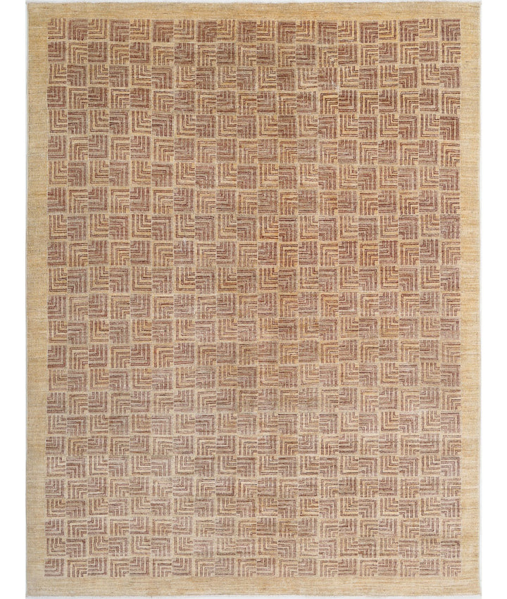 Hand Knotted Modcar Wool Rug 6' 6" x 8' 6" - No. AT99345