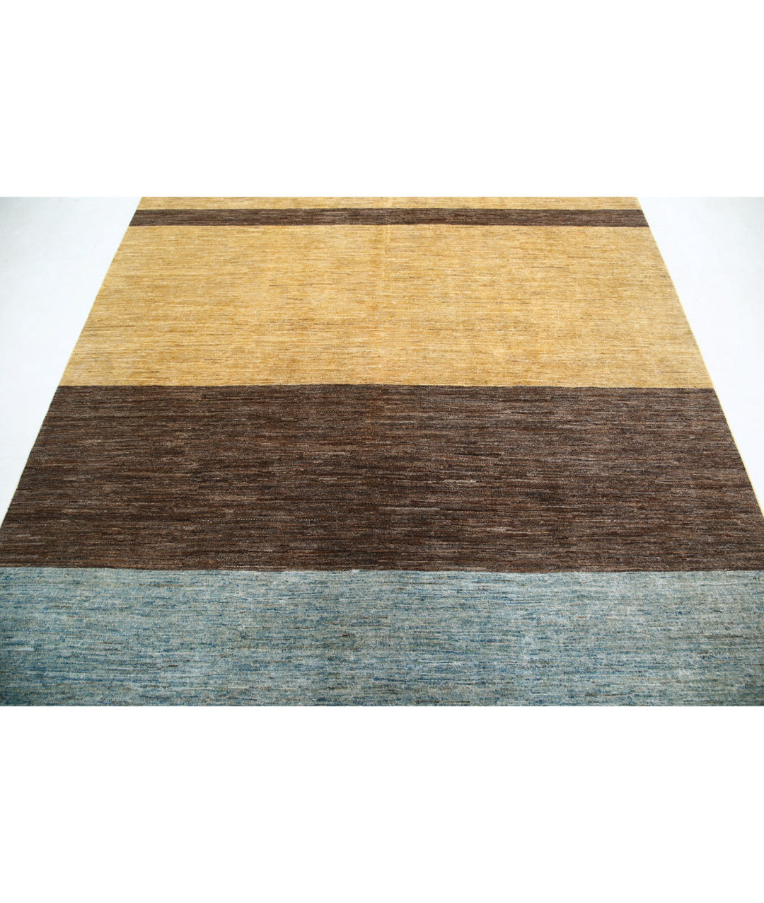 Afghan Modcar Rug 6' 6" x 7' 3" Hand-Knotted | No. AT90999