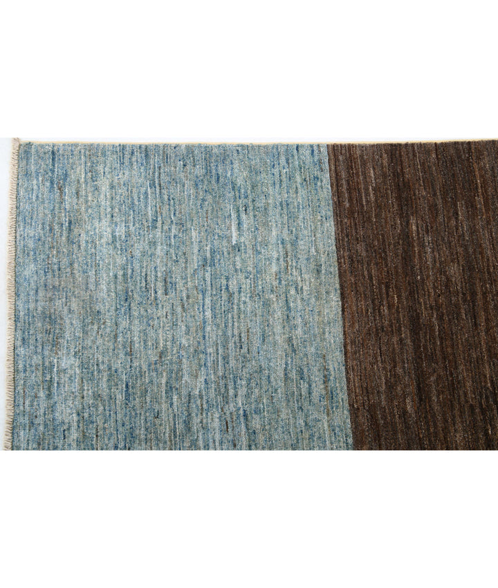 Afghan Modcar Rug 6' 6" x 7' 3" Hand-Knotted | No. AT90999