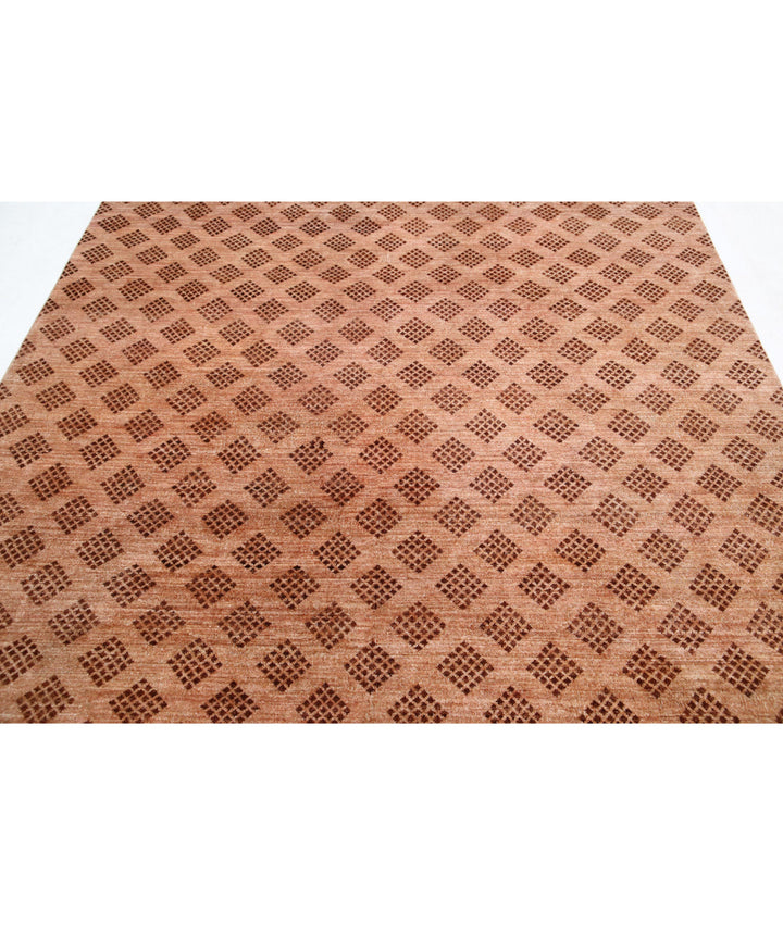 Hand Knotted Modcar Wool Rug 6' 8" x 9' 6" - No. AT94098