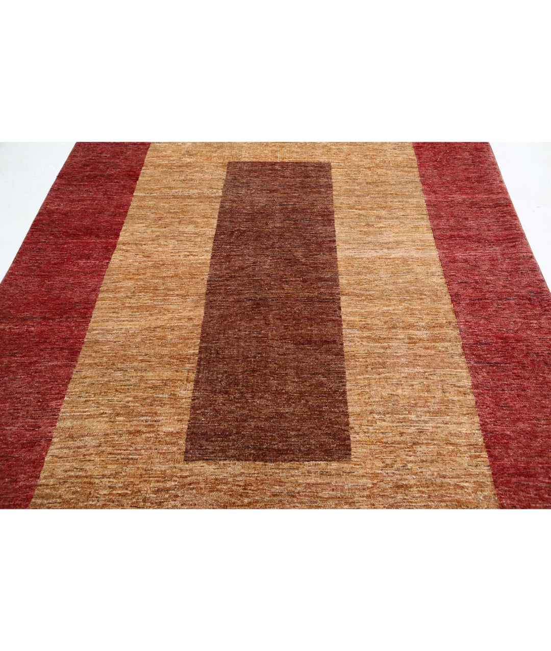 Hand Knotted Modcar Wool Rug 6' 8" x 9' 2" - No. AT52715