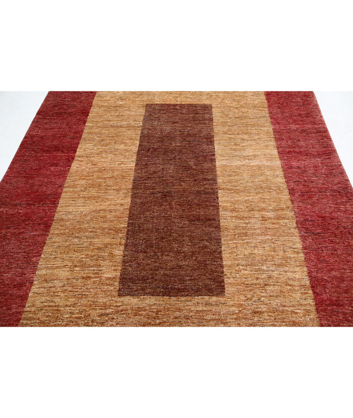 Hand Knotted Modcar Wool Rug 6' 8" x 9' 2" - No. AT52715
