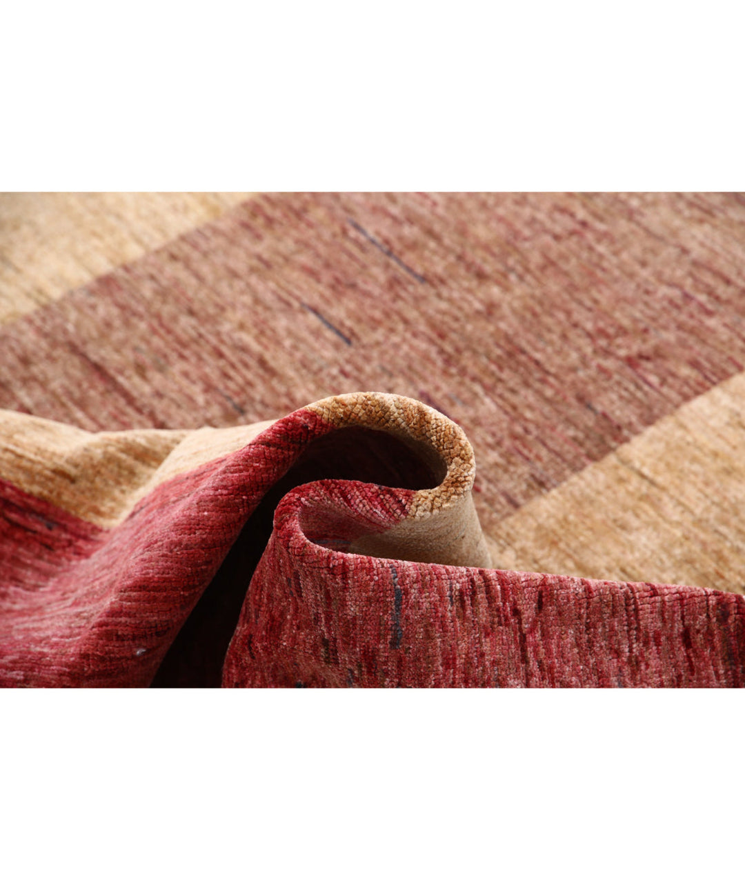 Hand Knotted Modcar Wool Rug 6' 8" x 9' 2" - No. AT52715