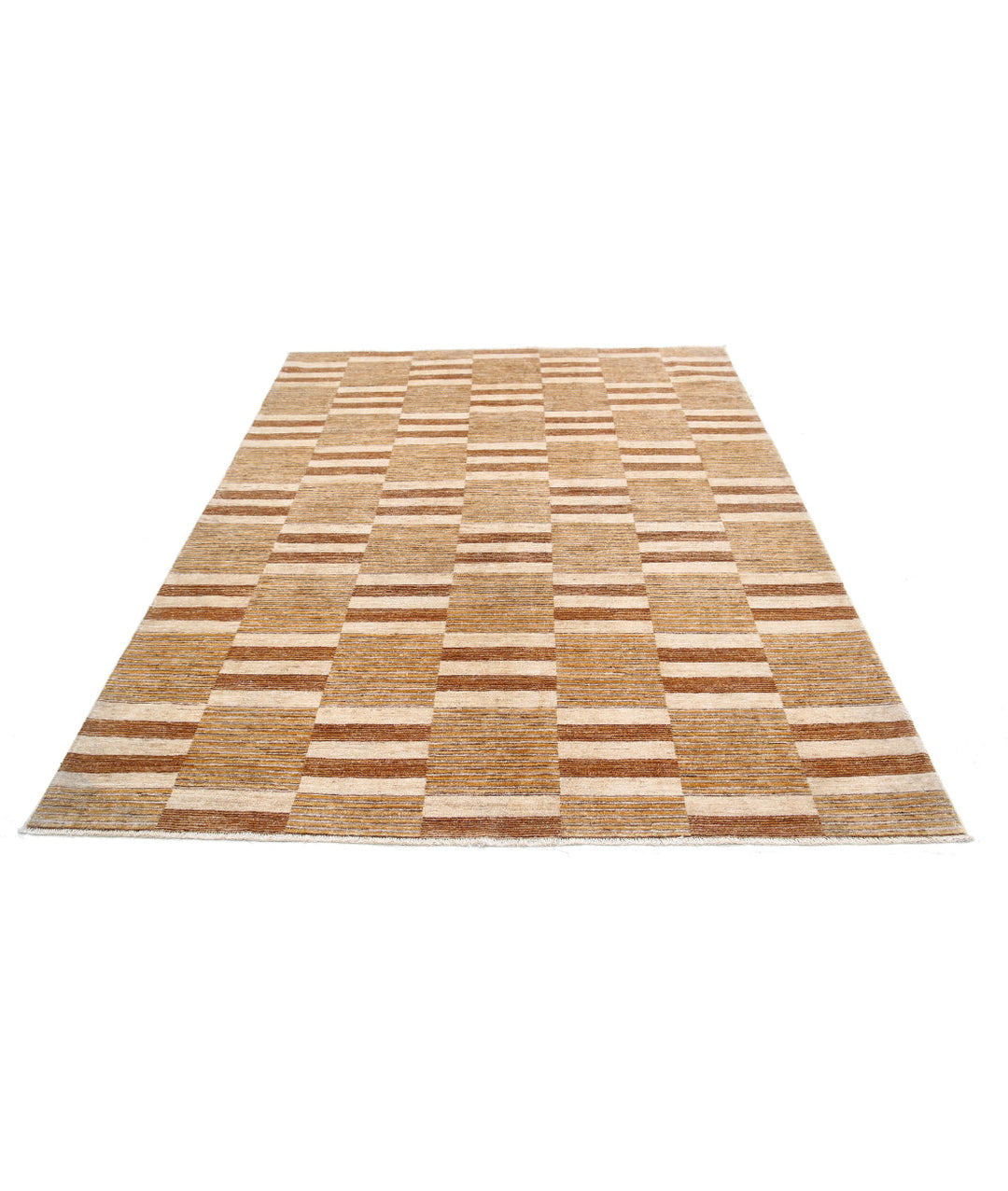 Hand Knotted Modcar Wool Rug 5' 10" x 7' 8" - No. AT80982