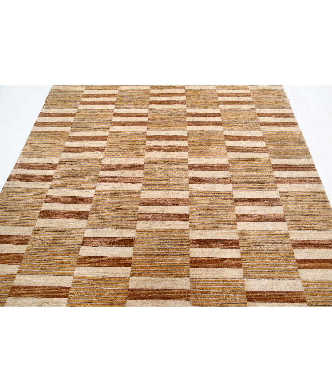 Hand Knotted Modcar Wool Rug 5' 10" x 7' 8" - No. AT80982