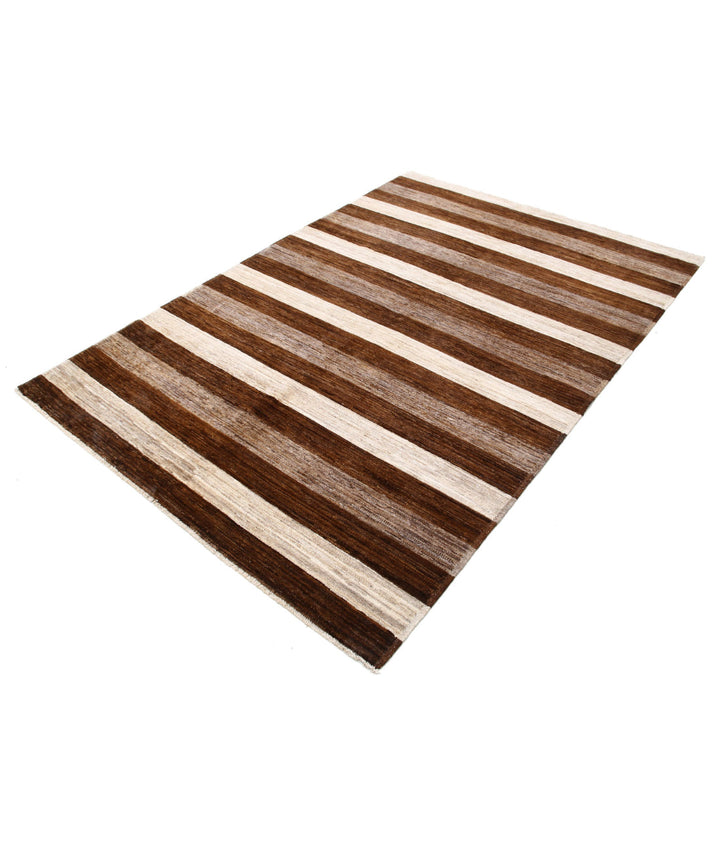 Hand Knotted Modcar Wool Rug 5' 1" x 7' 4" - No. AT64886