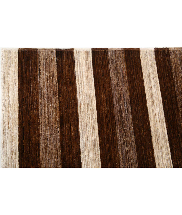 Hand Knotted Modcar Wool Rug 5' 1" x 7' 4" - No. AT64886