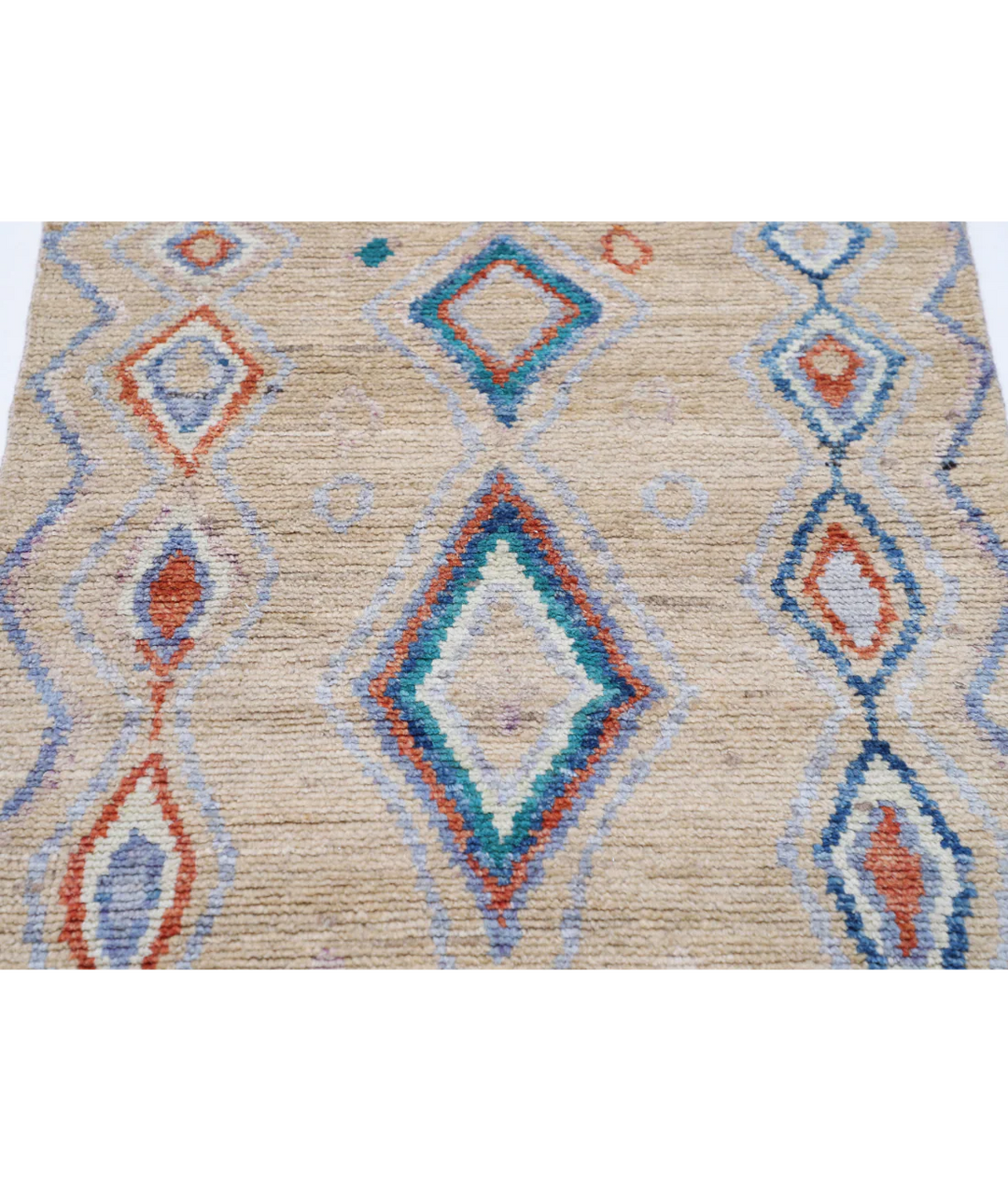 Afghan Oriental Rug 2' 8" x 4' 11" Hand-Knotted | No. AT49443