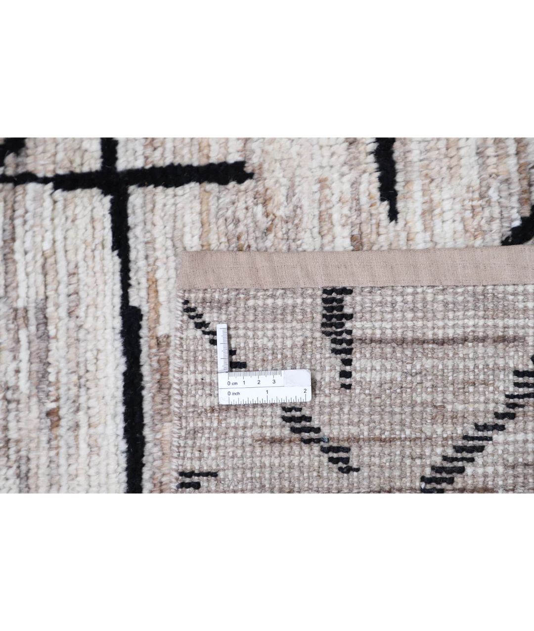 Brown Afghan Oriental Rug 4' 0" x 6' 0" Hand-Knotted | No. AT88885