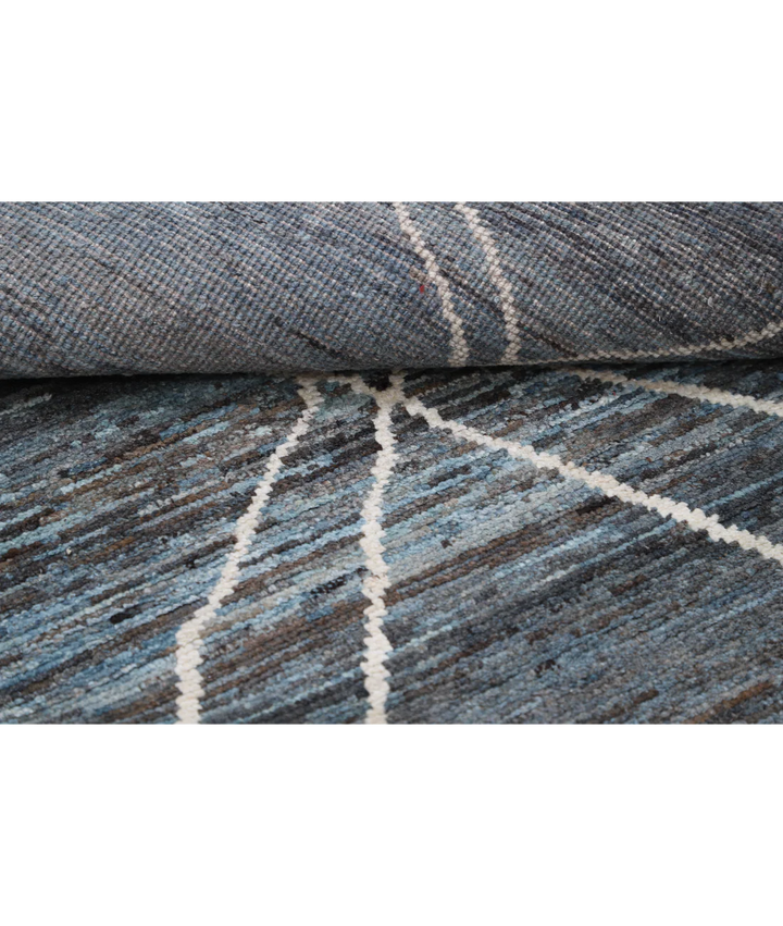Hand Knotted Moroccan Wool Rug 5' 11" x 8' 9" - No. AT78576