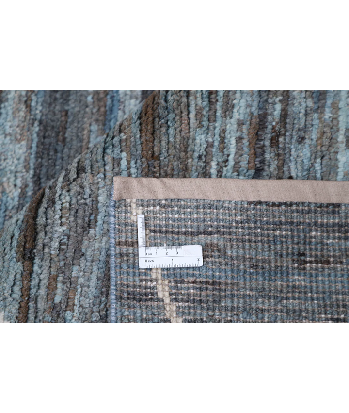 Hand Knotted Moroccan Wool Rug 5' 11" x 8' 9" - No. AT78576