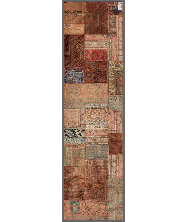Hand Knotted Mosaic Wool Rug 2'  8" x 9'  7" - No. AT22685