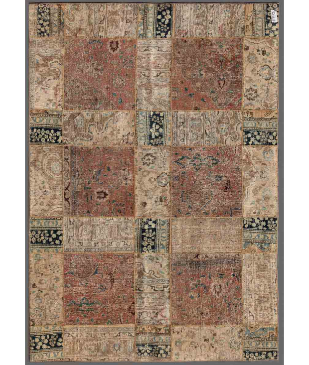 Hand Knotted Mosaic Wool Rug 7'  0" x 10'  0" - No. AT62032