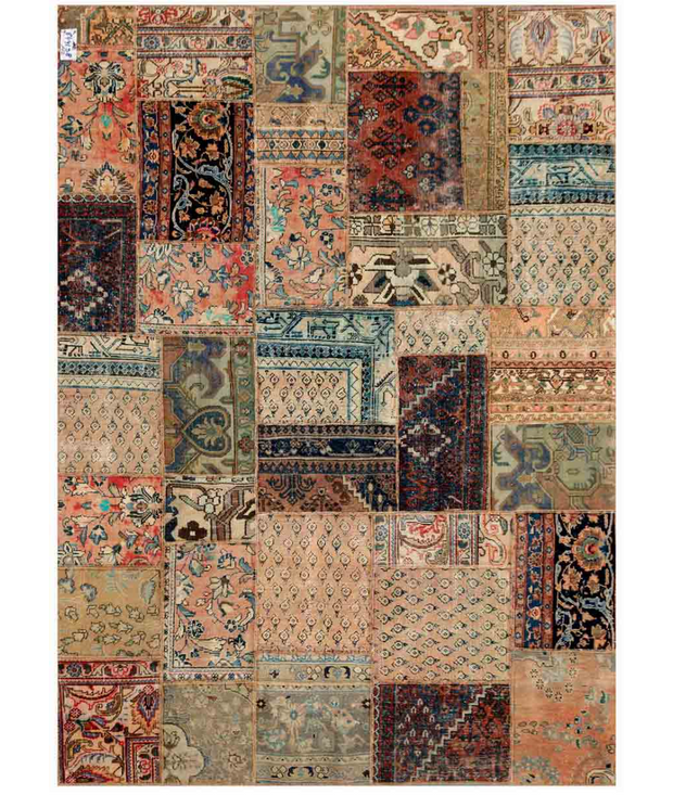 Hand Knotted Mosaic Wool Rug 6'  0" x 8'  4" - No. AT48856