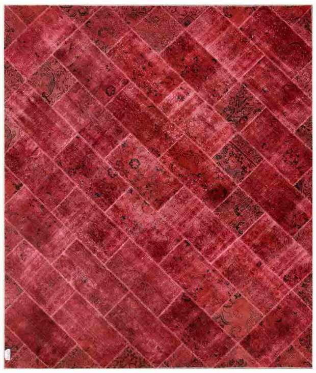 Hand Knotted Mosaic Wool Rug 8'  3" x 9'  9" - No. AT36530