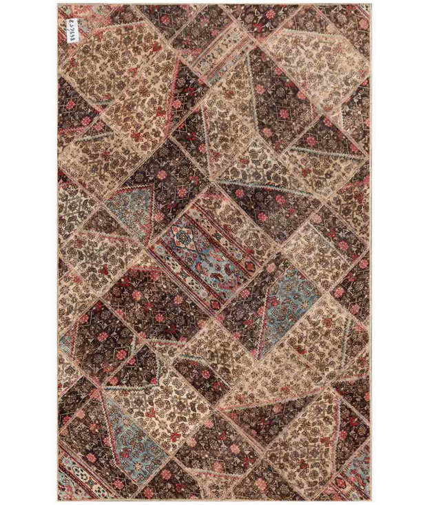 Hand Knotted Mosaic Wool Rug 4'  9" x 7'  9" - No. AT54684
