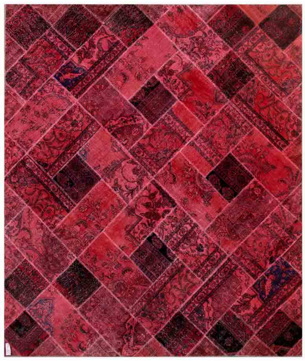 Hand Knotted Mosaic Wool Rug 8'  2" x 9'  8" - No. AT33171
