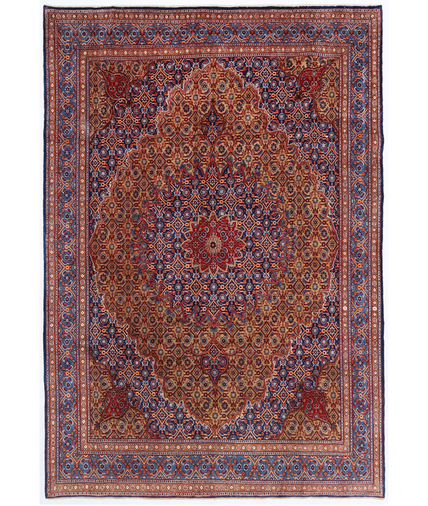 Hand Knotted Moud Wool Rug 7'  2" x 10'  5" - No. AT73396