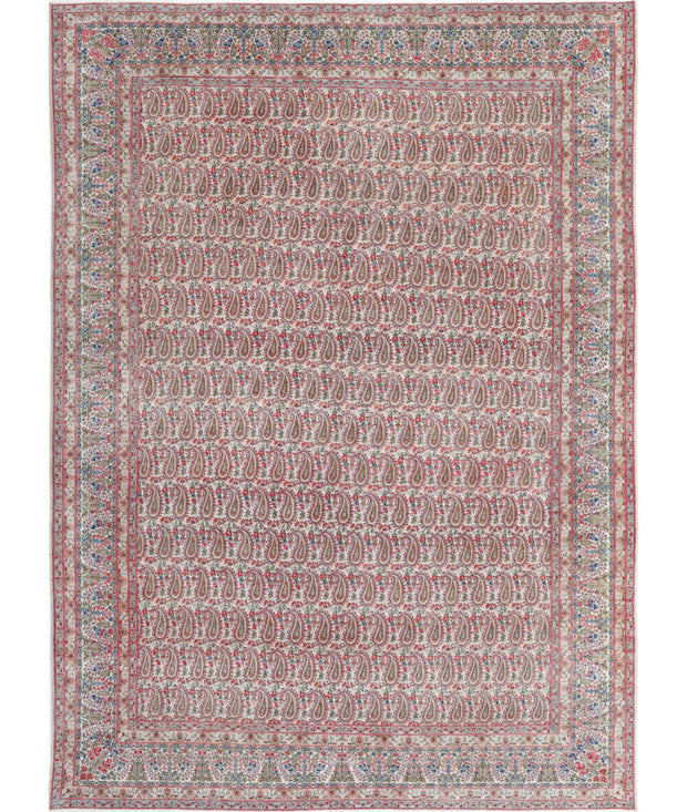 Hand Knotted Oriental Moud Wool Rug 8' 9" x 12' 2" - No. AT18223